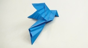 Голубь мира из бумаги оригами фото
