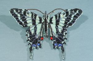 Бабочка из бисера