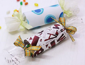 Как упаковать подарок в форме конфеты
