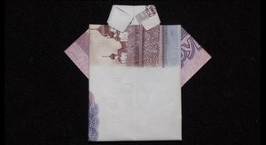 Рубашка из купюры 500 рублей