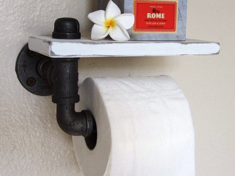 Как сделать оригинальный держатель туалетной бумаги