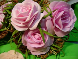 Роза из фоамирана — пошаговый мастер-класс