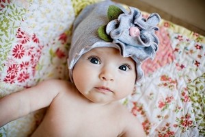 Украшения для детской шапочки младенцу