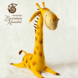 Жираф своими руками из из папье-маше