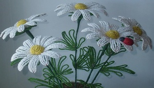 Схемы плетения поделок-цветов из бисера своими руками для начинающих