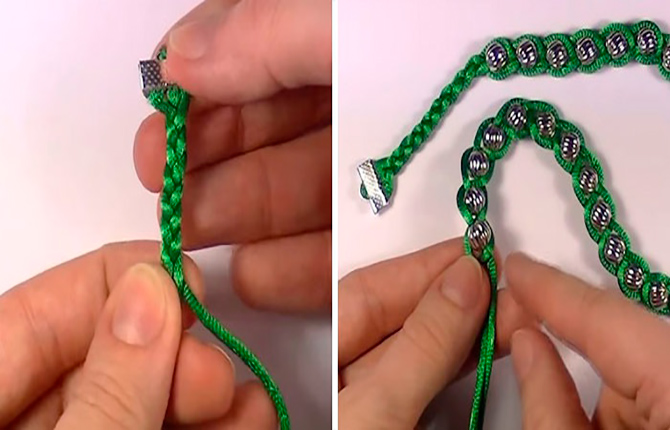 Как плести браслеты из шнурков своими руками - схемы плетения