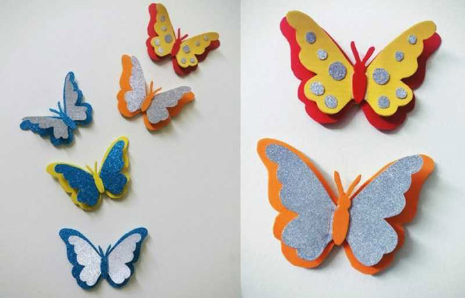 Бабочки из фоамирана своими руками: пошаговые мастер-классы с фото
