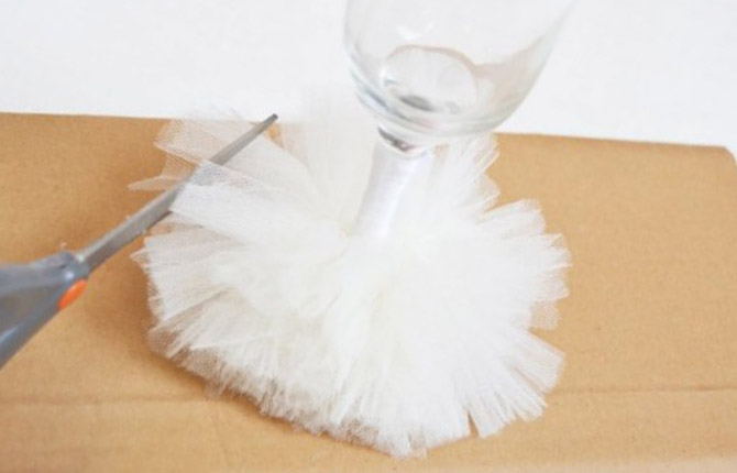 14 способов оформления свадебных бокалов своими руками: материалы, мастер-классы